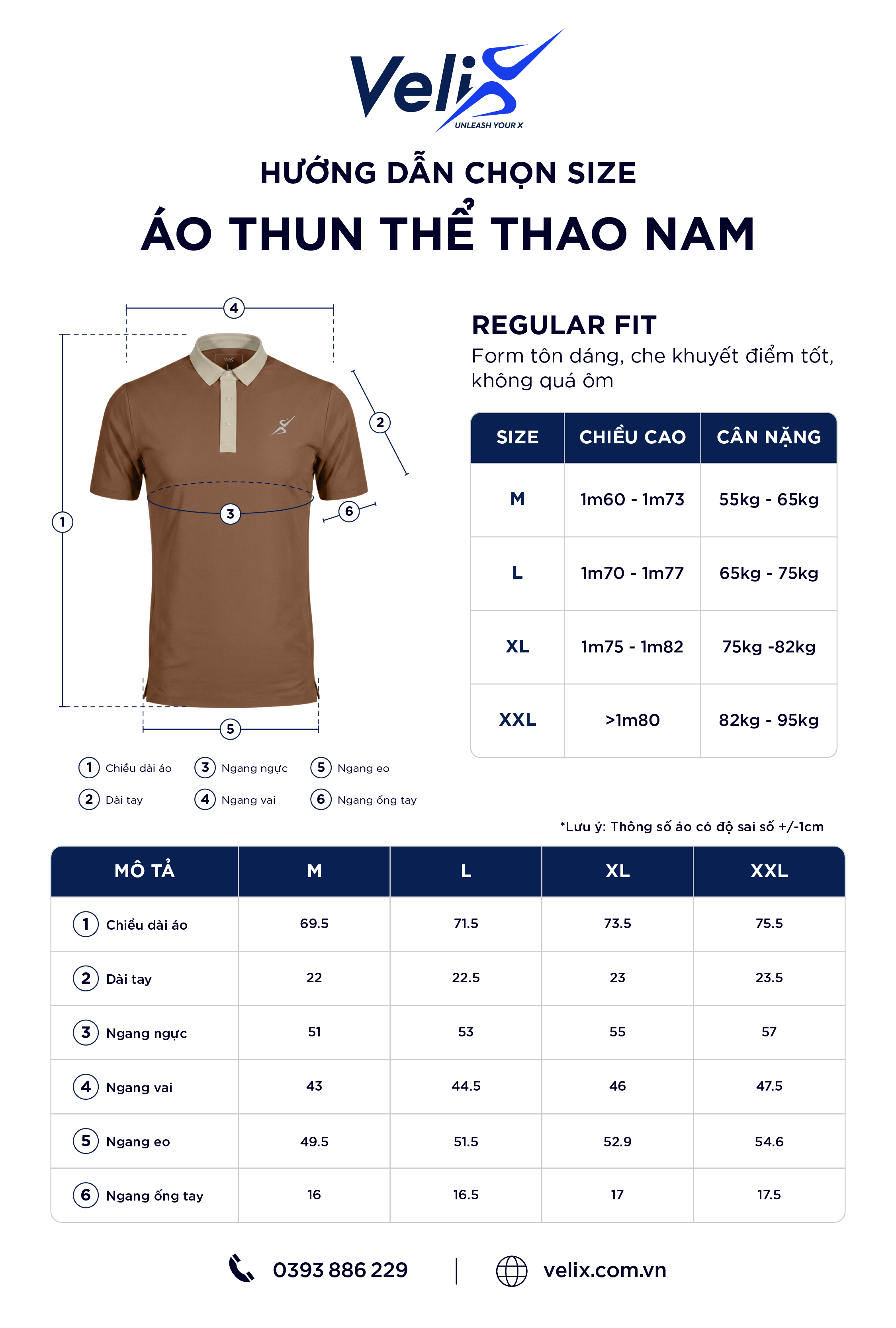 Hướng dẫn chọn size